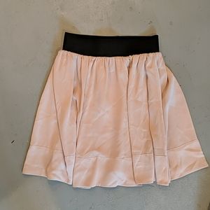 Millennial pink high waisted skirt